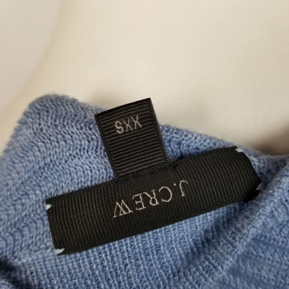 J. Crew Blue Merino Wool Swing Pullover Sweater